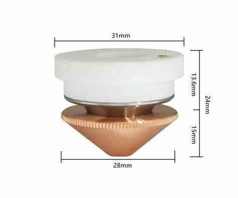 31mm keramischer Laser-Düsen-Halter für Faser-Laser-Ausschnitt-Kopf