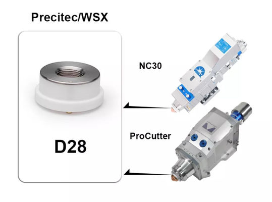 Faser-Lasers Precitec RayTools Düsen-Halter keramischer keramischer Ring-D28mm