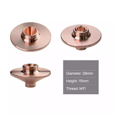 D28mm H15 WSX Laser-Schneidemaschine-Düsen-T2-rotes kupfernes Material
